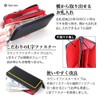 Spirimo Men's Long Wallet, Carbon Leather, L-Shaped Zipper, Genuine Leather,