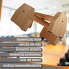 Active Peak® Wooden Push Up Handles - Ergonomic Handstand Grips,
