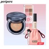 PERIPERA Mood Fit Cover Cushion Set 5items, Cushion#$%Palette#$%Concealer:03-02 Peach Heaven-02 Natural Beige