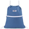 WANDF Drawstring Backpack String Bag Sackpack Cinch Water Resistant Nylon