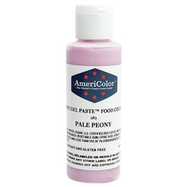AmeriColor, Pale Peony, 4.5 Ounce Bottle, Soft Gel Paste Food Color