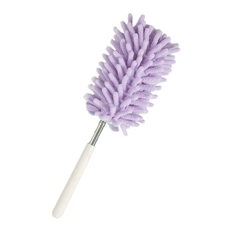 4Pcs Dusters for Cleaning, Microfiber Duster Bendable Head Duster Feather