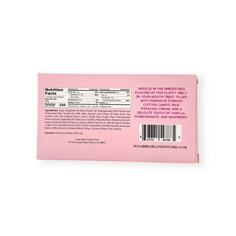 Pistachio Filled Angel Hair Chocolate - 2.9 oz Chocolate Bar