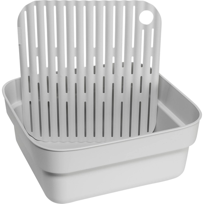 Brabantia Washing Up Dish Tub Bowl with Removable Draining Tray