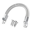 uxcell 7 Inch Metal Door Power Transfer 10mm ID Flexible