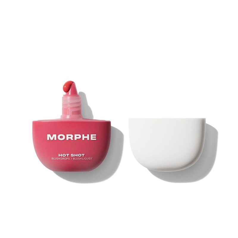 Morphe Hot Shot Blush Drops, Buildable Blush, Semi-Sheer Blush Drops