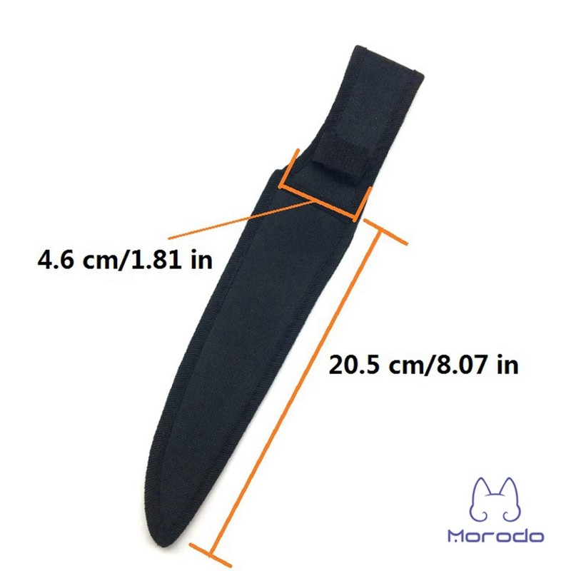 Morodo 8" Chef Knife Scabbard Sheath (Black Nylon)