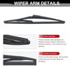 Triumilynn 26"/ 17"/ 12" Windshield Wiper Blades for Ni-ssan Rogue