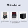 20mm Black Plastic Covers, Square End Caps for Tube Chairs