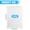3 Extra large plastic bags,100 * 150CM heavy duty large