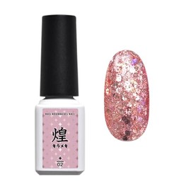 Kirameki Gel Nail Color Gel Effect Powder Glitter Hologram Popular Self Gel Nail Easy (Karameki ★ Kirameki [2])