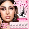 PROLASHBEAUTY Fairy Lash Clusters Invisible Band Manga Lashes for Daily