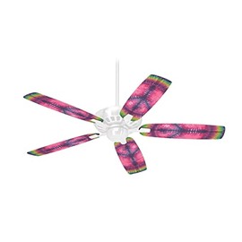 Tie Dye Peace Sign 103 - Ceiling Fan Skin Kit fits most 42 inch fans (FAN and BLADES SOLD SEPARATELY)