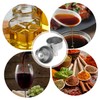 GRIRIW 10pcs Metal Mini Funnel for Kitchen Use Reusable Oil