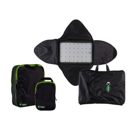 Xplorer by Gforce 3 Piece Travel Accessory-Packing Cube, Black