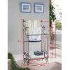 KB Designs - Freestanding 3 Tier Metal Towel Rack Stand,