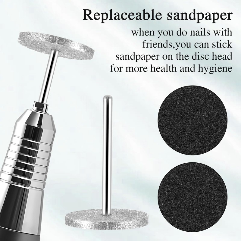 ElevateTech Disc Nail Grinder Bits, 2 Pieces Sanding Disc Nail