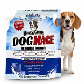 Nature’s MACE Dog MACE Granular Dog Repellent, 2.5 lb – Outdoor Dog Deterrent for Lawn, Yard, Garden, and Plants, Helps Keep Dogs Away from Bushes and Flower Beds, Covers up to 1,400 Sq. Ft.
