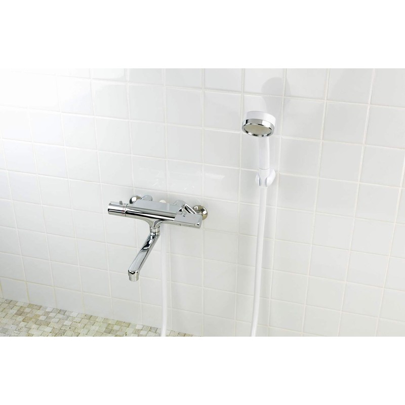 KAKUDAI 357-905-W Water Filter Stop Shower Head Large White