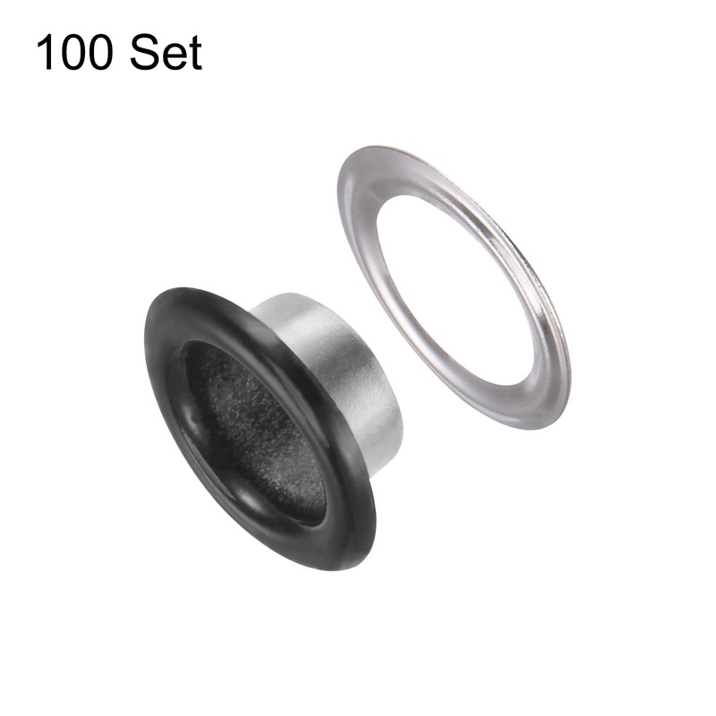 sourcing map 100 Sets Colour Round Nozzles 8 mm Hole