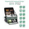 BAIXIXIG Golf Trunk Organizer, 2-Layer Storage with Shoe Pocket, Storage