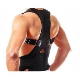 Lovelegis Posture Shoulder Strap - Back - Woman - Man - Adjustable - Magnetic Lumbar Support - Posture Correction - Size XXL - Christmas and Birthday Gift Idea