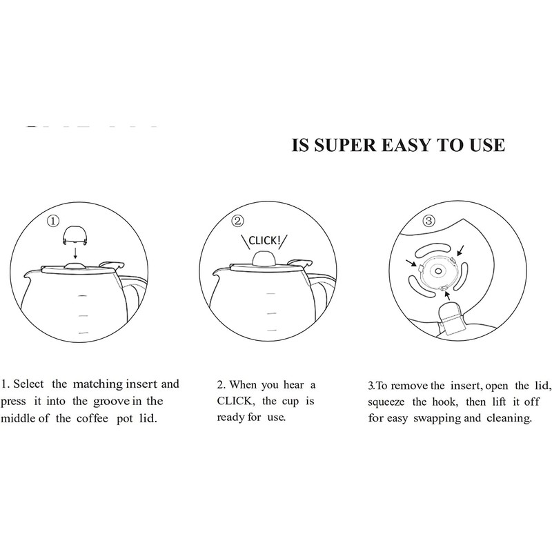 Replacement Coffee Pot Compatible for Mueller 12 cup Coffee Maker