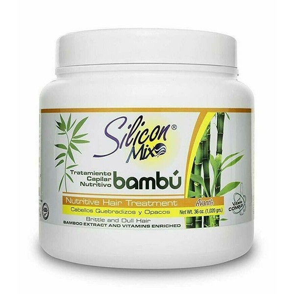 Silicon Mix Bambu Nutritive Hair Treatment 36 oz for Brittle & Dull Hair Avanti