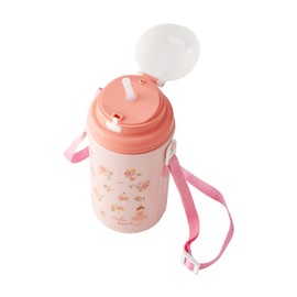 Miki House 15-4132-576 Cold Insulated Straw Hopper, 15.9 fl oz (450 ml), Water Bottle, Includes Straw, Boys and Girls, Kids, Kids, Kindergarten, Nursery School, Kindergarten, Kindergarten,