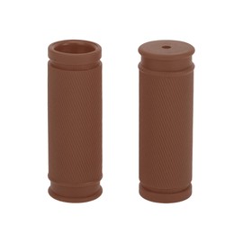 TUCKBOLD Bike Handlebar Grips Covers 85mm Long Lightweight | Cycling End Grip Protector Brown 1 Pair