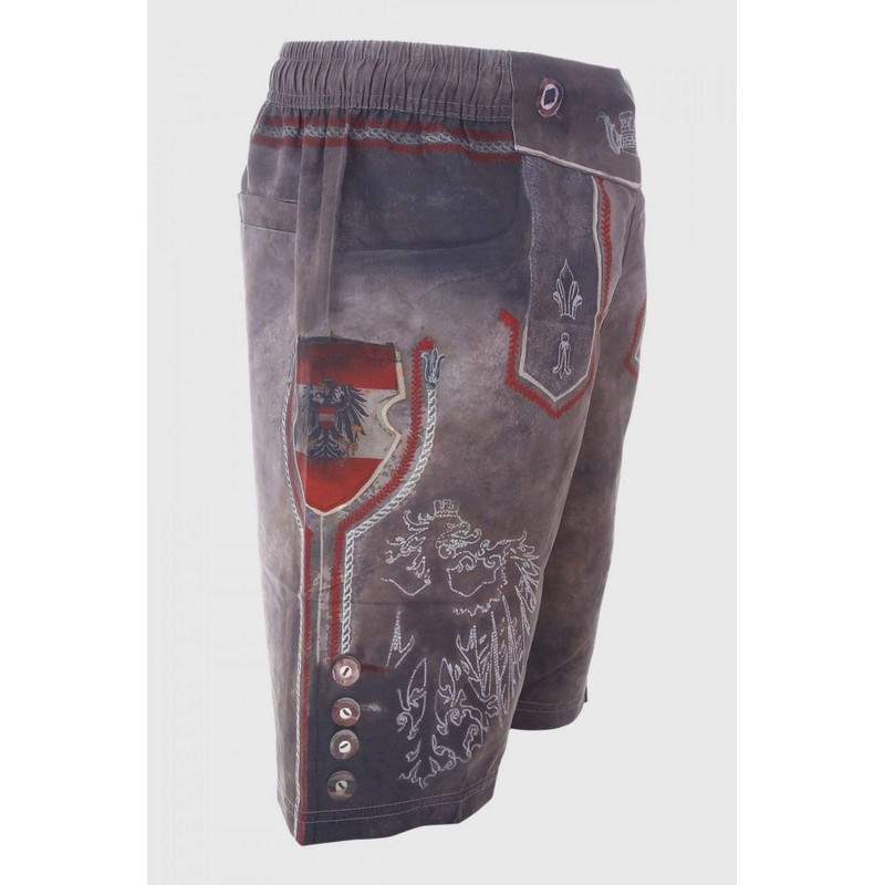 Krüger 094684-0-0007 Men's Costume Swimming Trunks Short Model Austria Knee-Length,