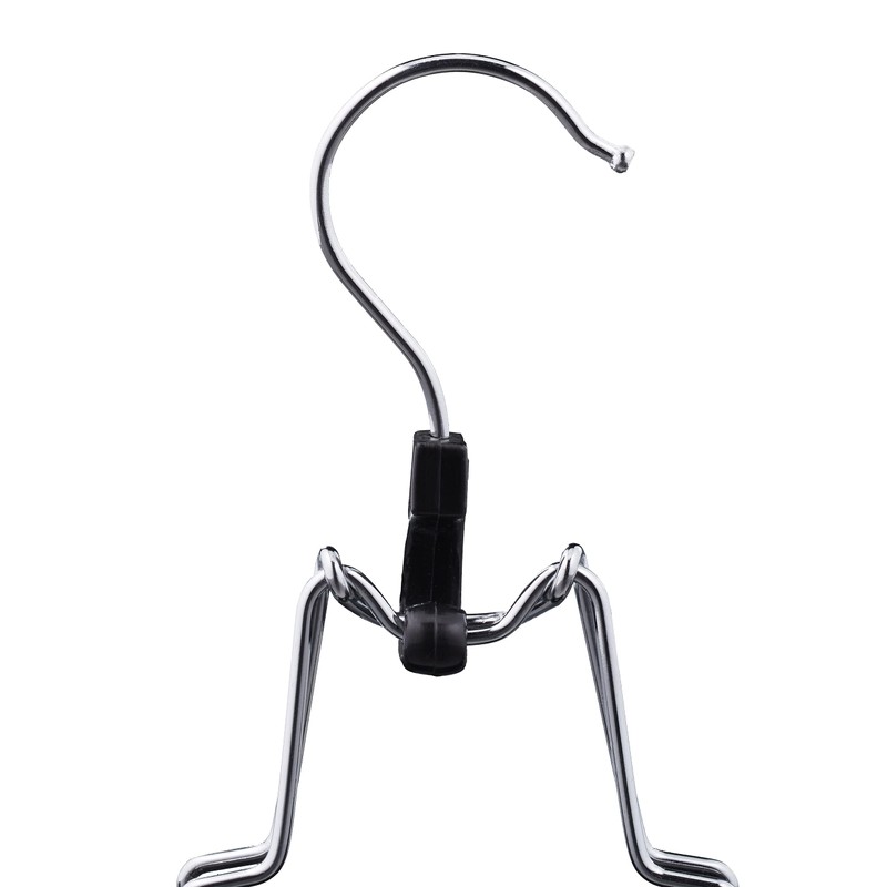 Relaxdays Trouser Hangers Set of 5 Wooden Gentle Non-Slip Velvet