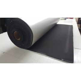 ALL ABOUT RUBBER Sponge Neoprene with Adhesive Foam Rubber Sheet 1/8” Thick X 12” Wide X 54” Long
