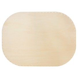 Wicker base with rounded edges, 4 mm, 45 x 33 cm, 70 holes