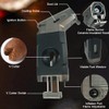 Butane Torch Lighter, Windproof Jet Flame Lighter with V-Cutter, Flame