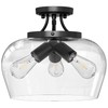 VONLUCE Semi Flush Mount Ceiling Light, 13.8" Ceiling Light Fixture