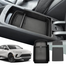 SXCY Fit for 2024 2025 Buick Envista Center Console Organizer for 2024 2025 Buick Envista Accessories Armrest Console Tray for 2024 2025 Buick Envista Middle Console Organizer (Black)