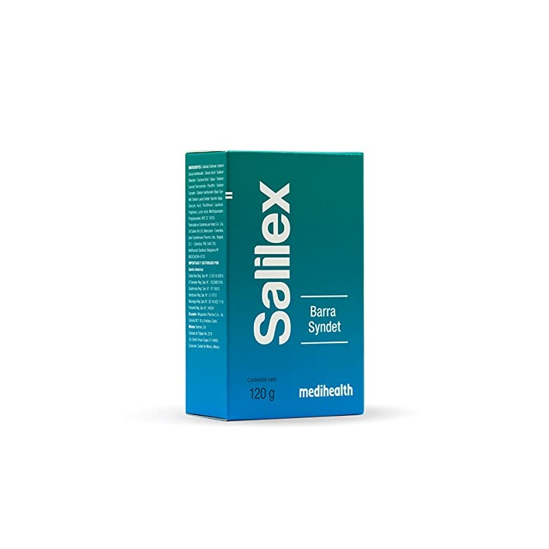Salilex Barra Limpiadora Facial Dermolimpiador Libre Jabón Piel Grasa Mixta