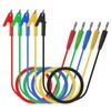 Banana plug to alligator clip, 4mm banana plug test line,