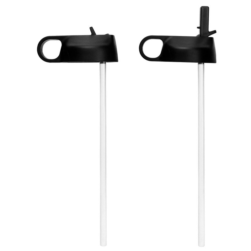 QWORK Straw Lid Replacement Lid for Sports Water Bottle, Wide