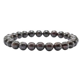 Garnet Bracelet for Women Men's Gifts - Protection Healing Crystal Bracelet - 8mm Gemstone Beaded Stretchable Bracelet Pulseras Para Hombres Mujer Stocking Stuffers
