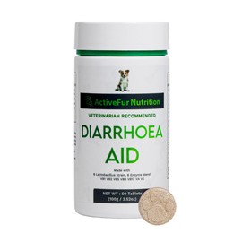 ActiveFur Nutrition Diarrhoea Aid Tablets for Dogs