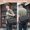 Nerlion Messenger Bag for Men 17-17.3 Inch Laptop Bag Canvas