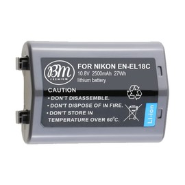 BM Premium EN-EL18c Battery for Nikon D4, D4S, D5, D6 Digital SLR Cameras and Compatible with Nikon MB-D12, MB-D17, MB-D18 Battery Grips