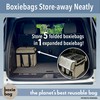 BOXIEBAG Collapsible Reuseable Insulated Grocery Bag - Stackable Heavy Duty