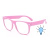 owl KIDS BLUE LIGHT GLASSES PINK ANTI BLUE RAY CLEAR