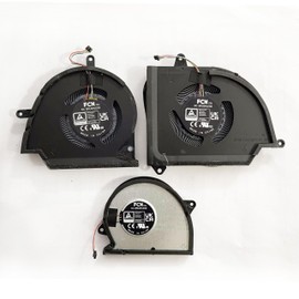 Fleshy Leaf Replacement CPU+GPU+Small Fan Cooling Fan for ASUS ROG Flow X16 GV601V GV601R GV601RE GV601RM GV601RW DFSCK221051825 FPCF DFSCM227163925 FPCJ DC12V 1A DFS5J129134524 FPCG DC5V 0.5A