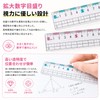 MircTuDou 定規 15cm 2 本セット 小学生 中学生 男女通用 方眼目盛り 波線エッジ