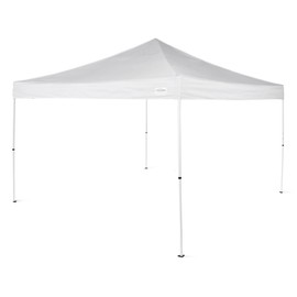 Caravan Canopy Sports Caravan M-Series 2 12 x 12 Foot Steel Frame Straight Leg Instant Outdoor Canopy, Beach and Tailgate Essentials, White