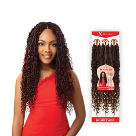 Outre Crochet Braids X-Pression Twisted Up 3X Boho Spring Mermaid Locs 18" (1-pack, 1B)